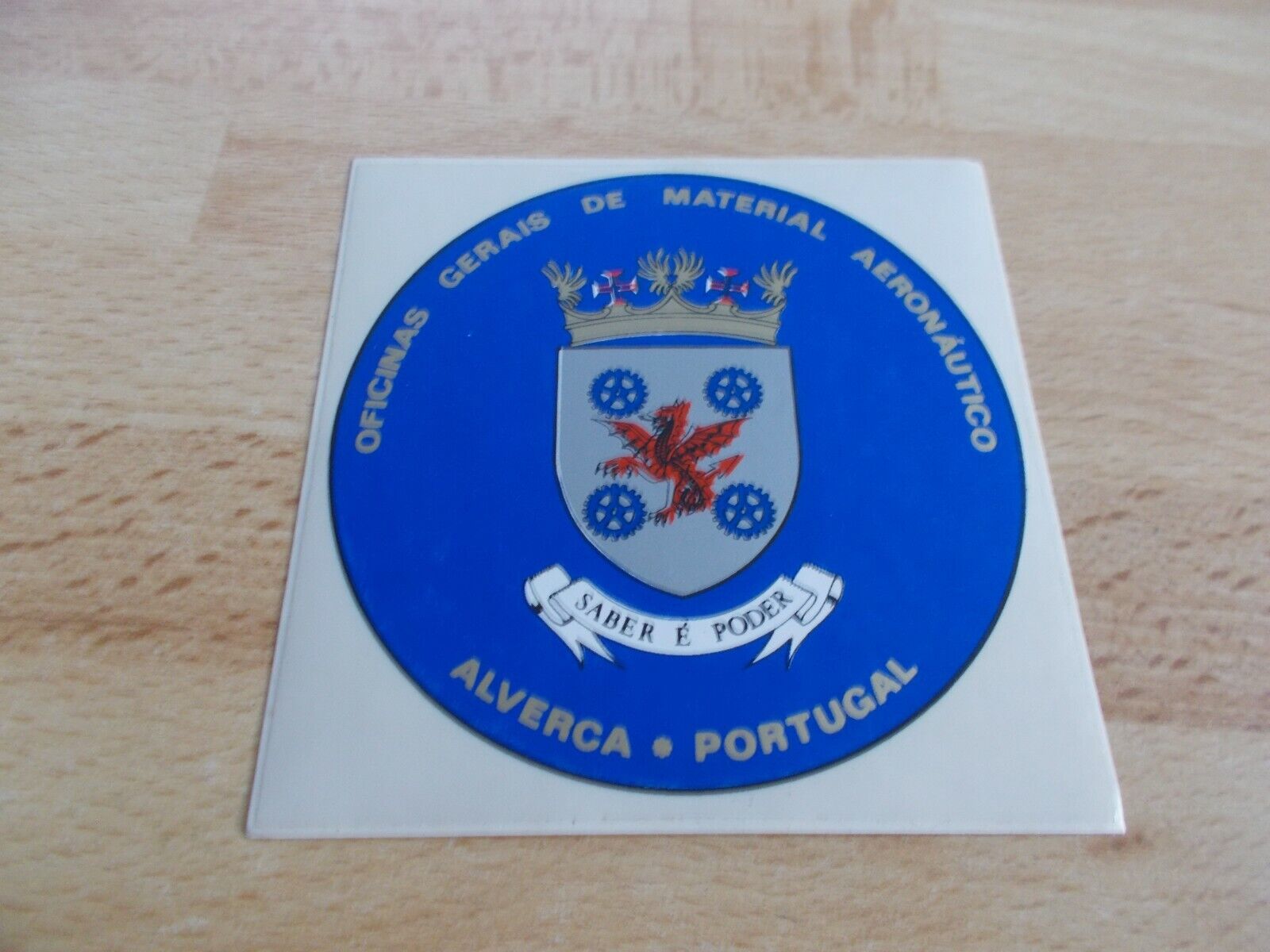 Sticker Oficinas Gerais Of Material Aeronautico - Alverca Portugal